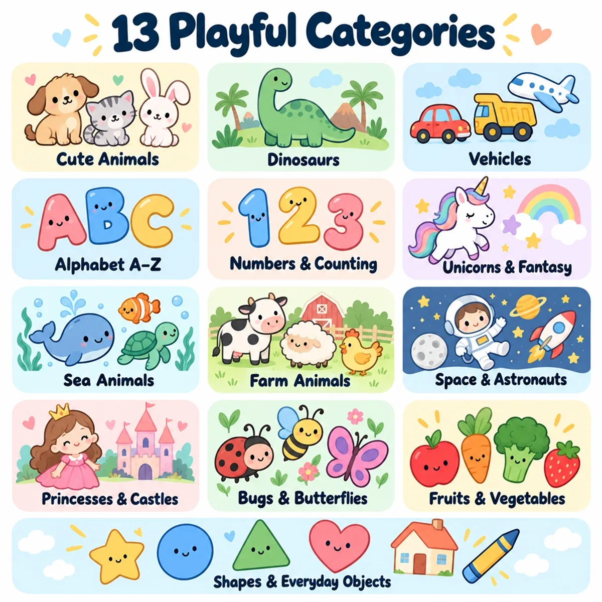 1000 Kids Coloring Page Prompts – AI Prompt Library PDF - Image 2