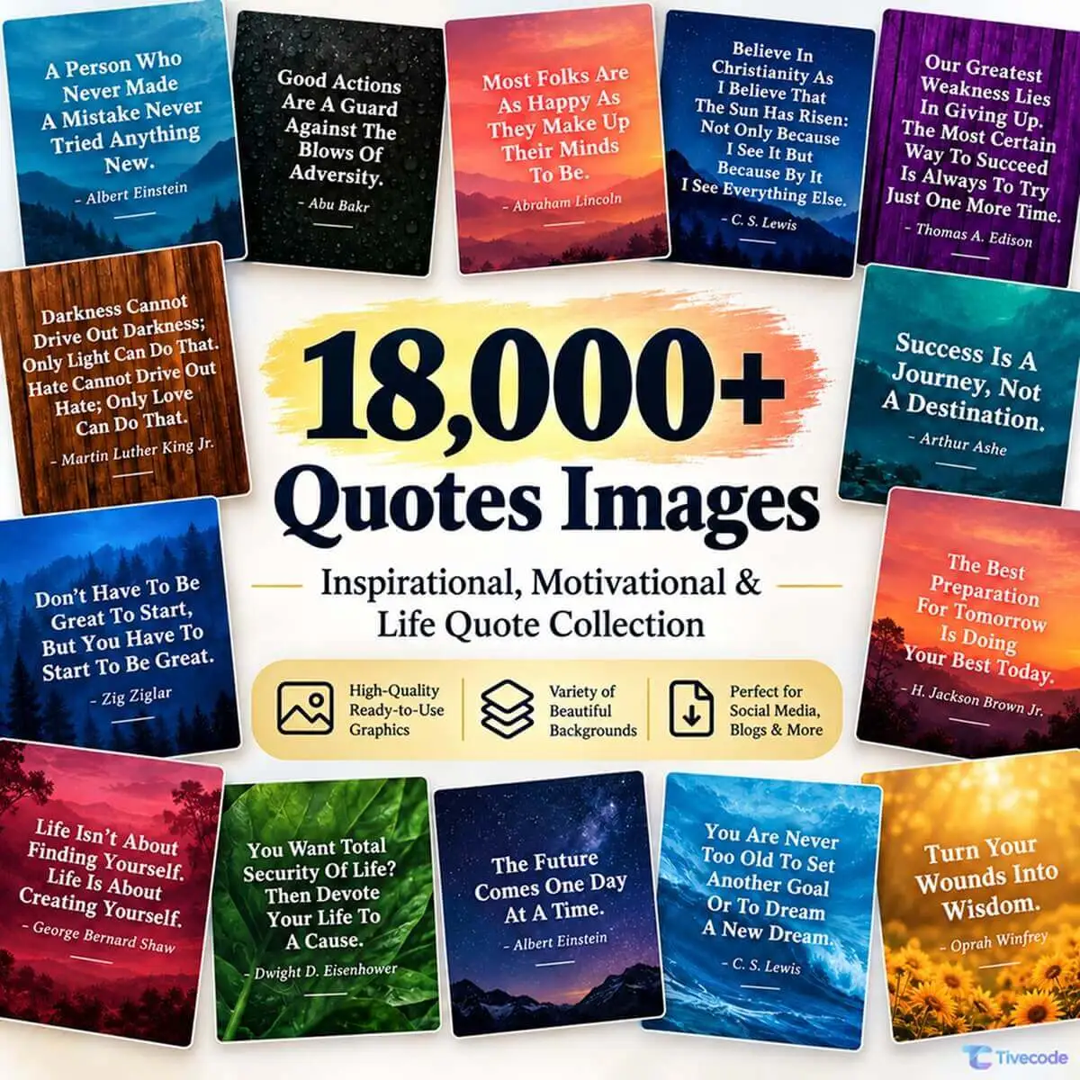 18,000+ free inspirational and motivational quotes images collection