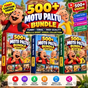 500+ Motu Patlu Videos Bundle – Funny Reels & Shorts Collection