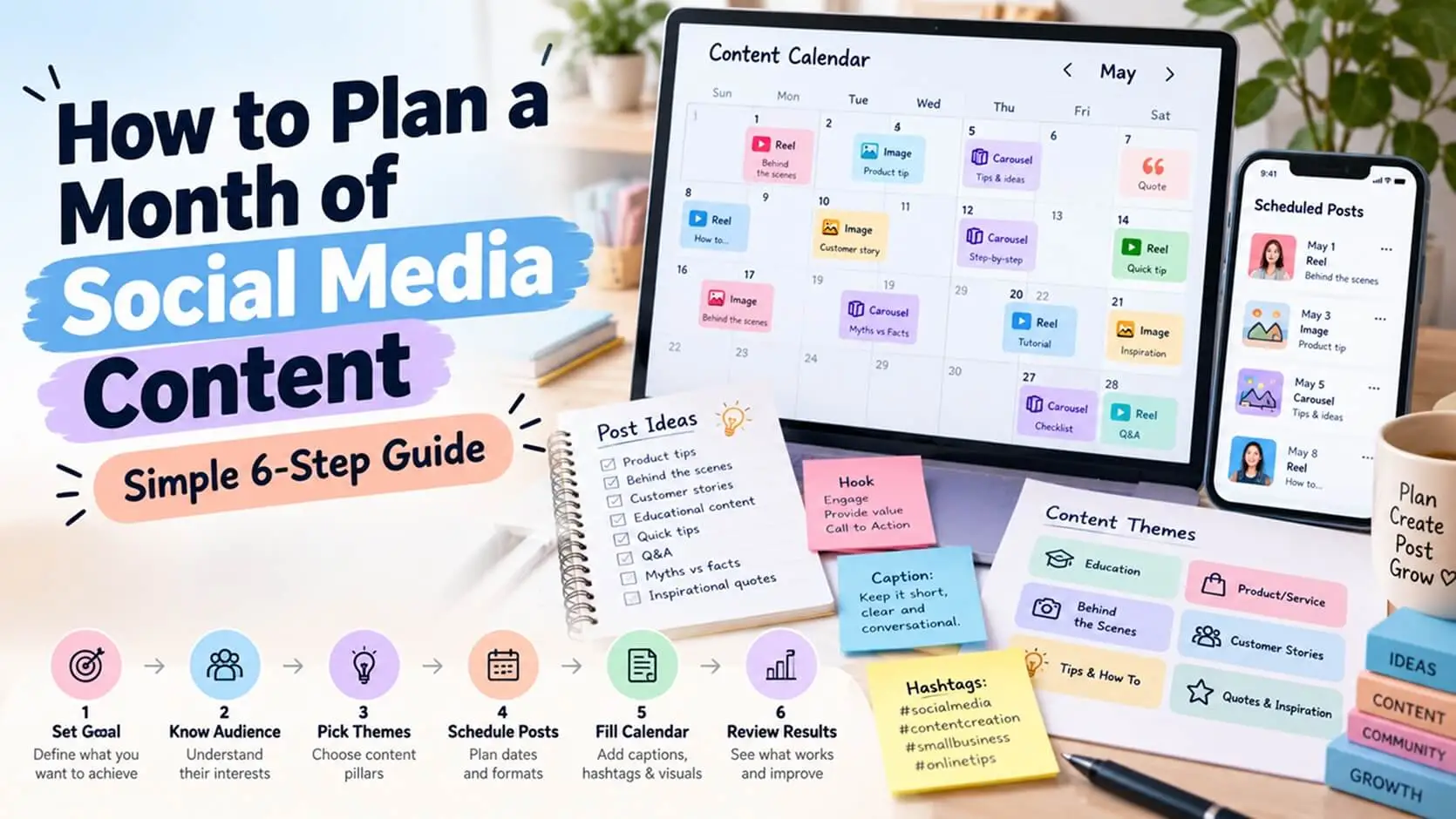How to Plan a Month of Social Media Content