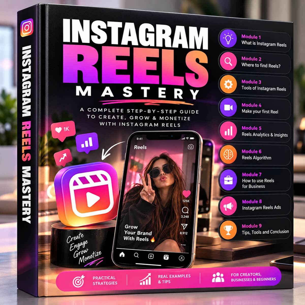 Instagram Reels Mastery – 9-Module Reels Guide