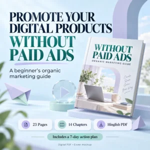 How to Promote Digital Products Without Paid Ads – Einglish PDF Guide