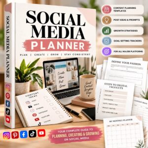 Social Media Planner – Digital Marketing & Content Planning Workbook