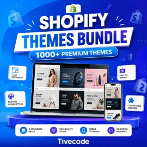 300+ Shopify Themes Bundle – Ecommerce Store Templates