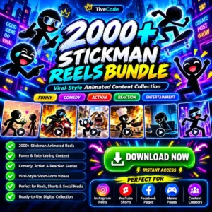 2000+ Stickman Animated Reels Bundle